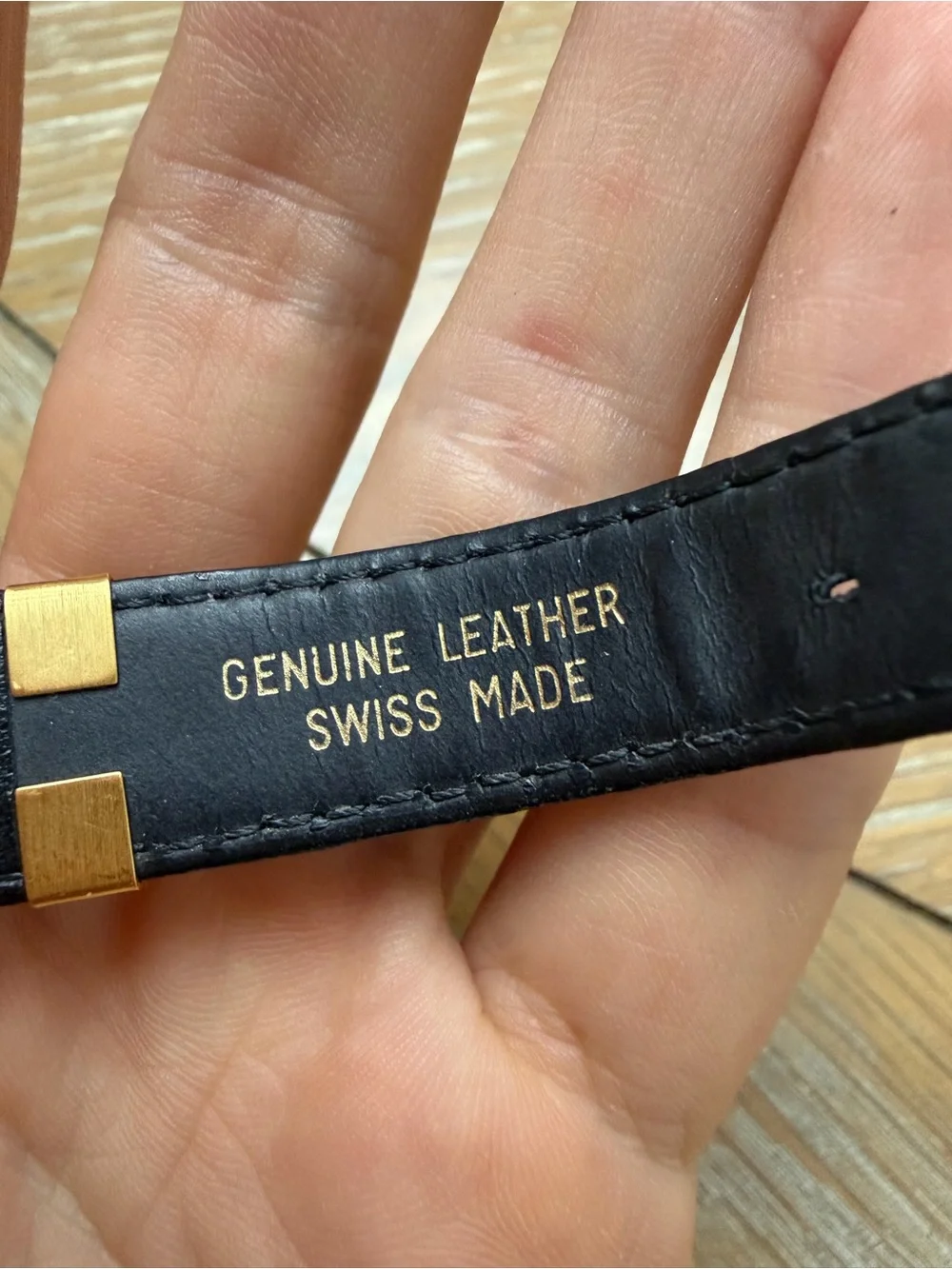Pierre Cardin Gold and Black Dress Watch with Date